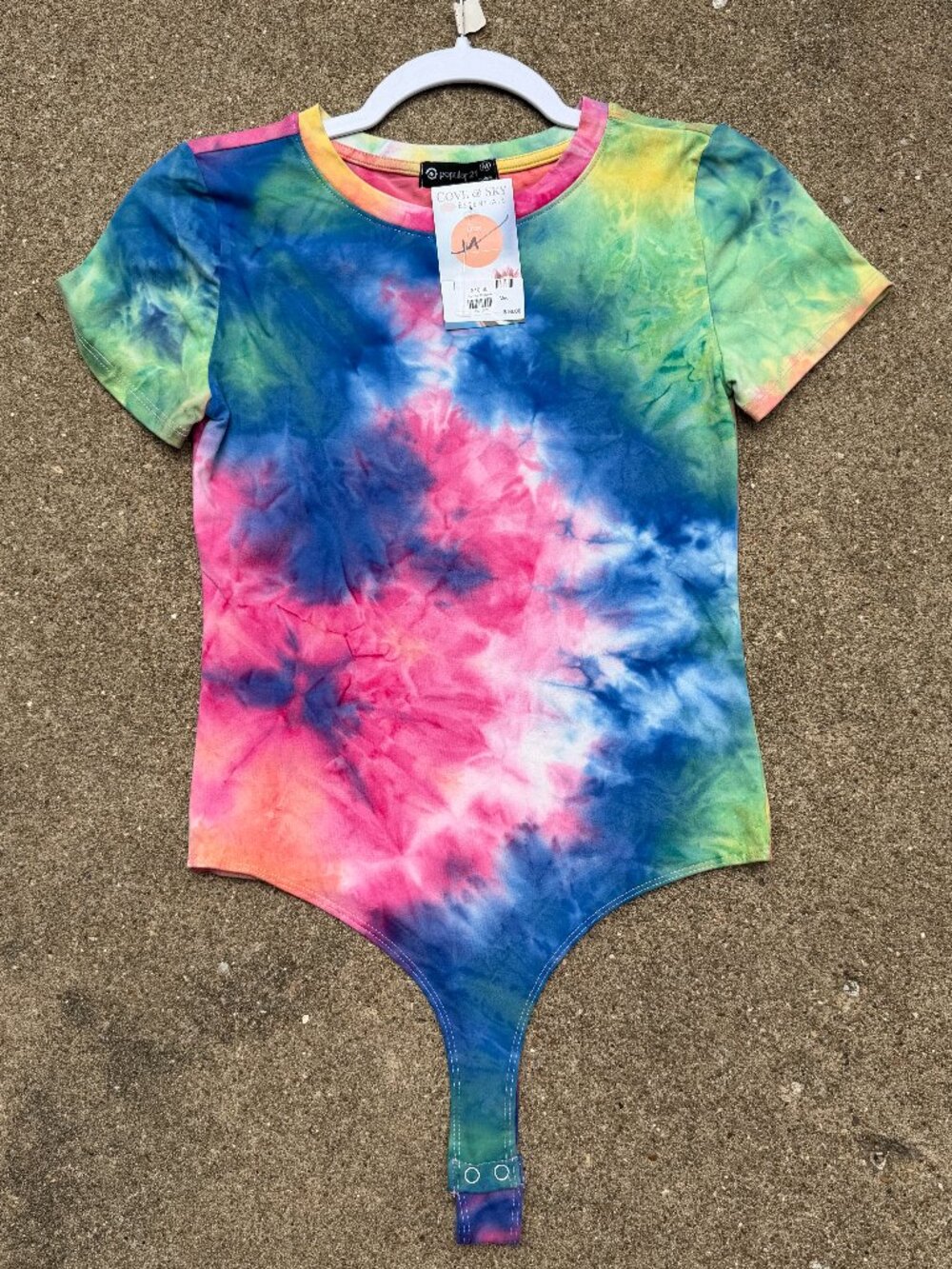 Fuchsia Tie-Dye Bodysuit